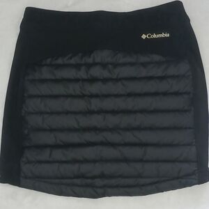 Columbia Black Quilted Mini Skirt